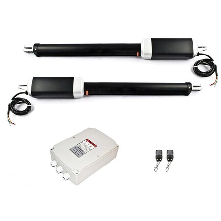 Tepee Supplies Basic Kit Swing Gate Opener for Dual Swing Gates up to 1700 lbs TE705962